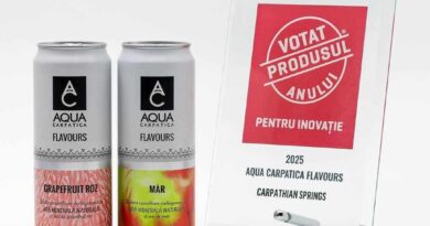 Brandul AQUA Carpatica a primit două distincții în cadrul galei Votat Produsul Anului Pentru Inovatie