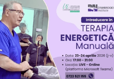 „Introducere în Terapia Energetică Manuală”, un CURS fascinant alături de Dr. Kerry D’Ambrogio, 23-24 Aprilie